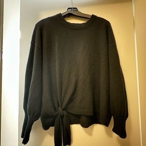 Cinq à Sept black tie sweater